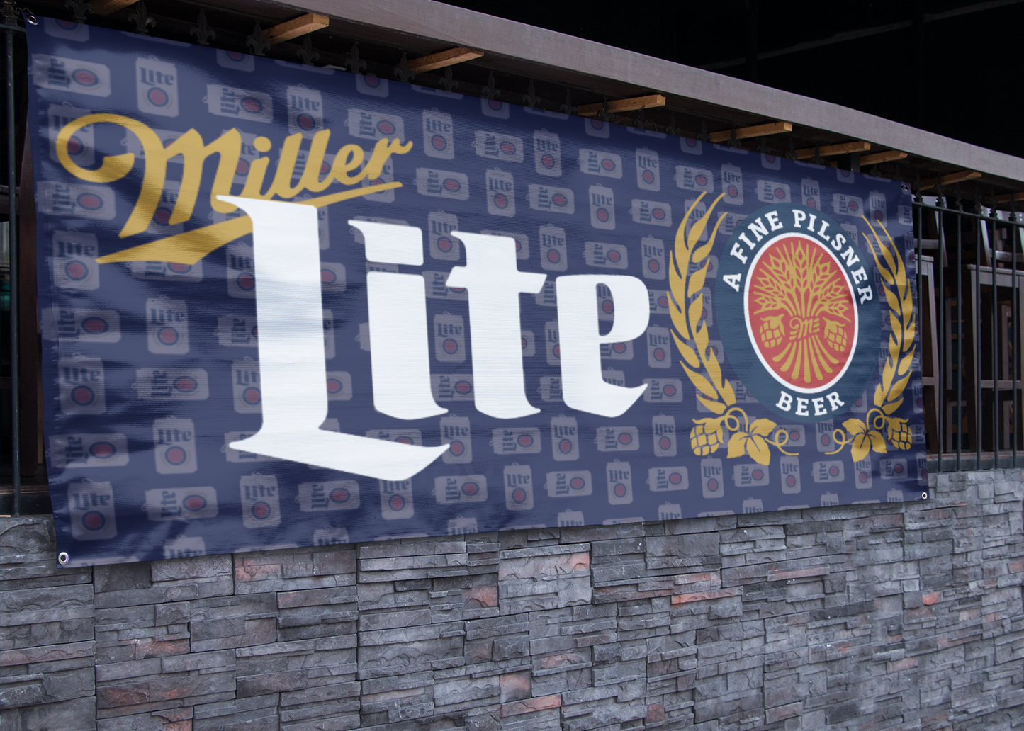 Miller Lite (2.5ft x 5ft) Beer Banner