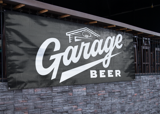 Garage Beer (2.5ft x 5ft) Bar Banner